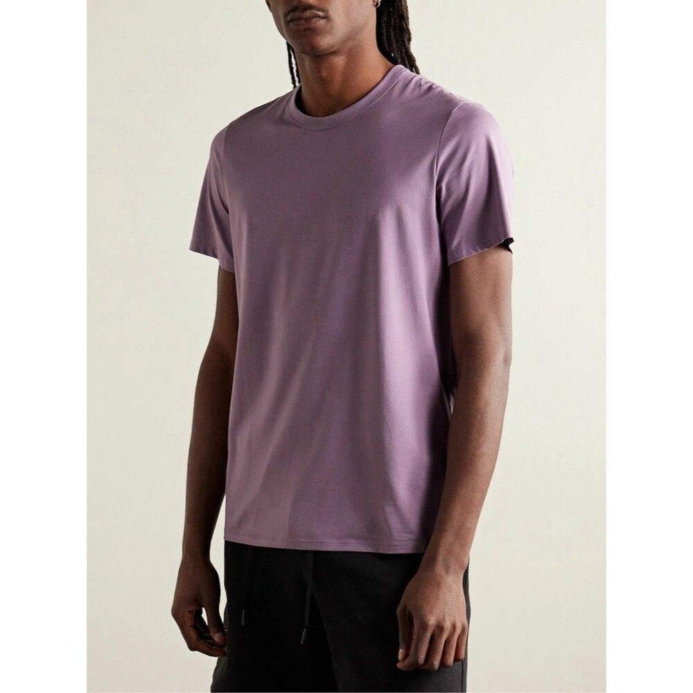 Lululemon Men’s Sz Medium Purple Fundamental Jersey T-shirt Workout Activewear